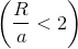 \left ( \frac{R}{a}  2 \right )